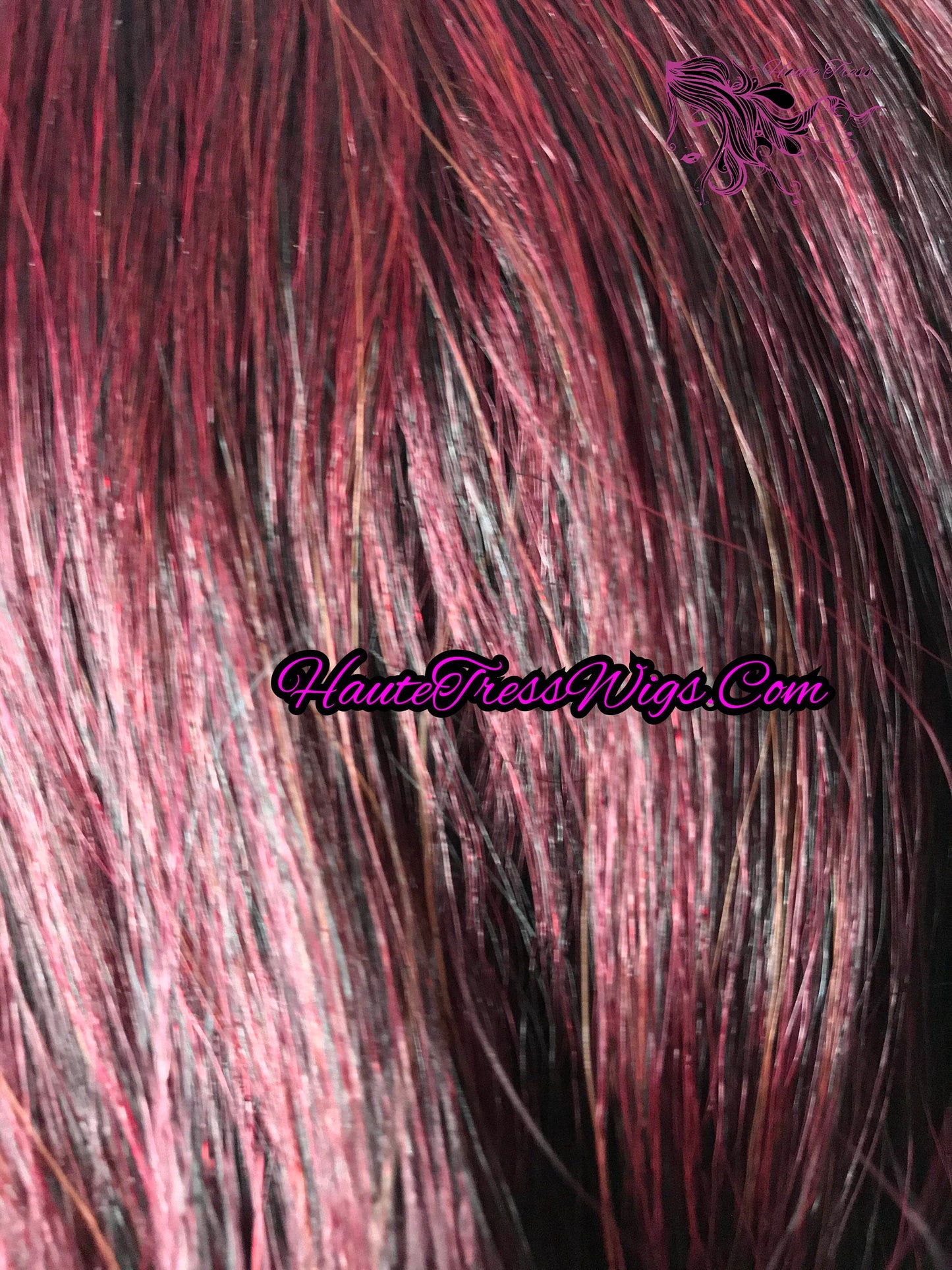 Red Wine Mix, Bombshell Wig, Layered Red Wig, Burgundy Wig, Human Hair Blend, Heat Safe, Realistic Wig, Wine Wig, Alopecia, Lace Front Wig
